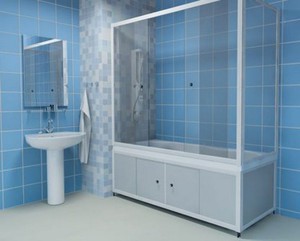 Описание вариантов конструкций ширм для ванн