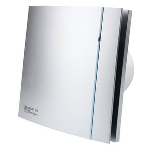Бытовой вентилятор SILENT-200 CZ SILVER DESIGN-3C с обратным клапаном