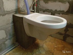 Унитаз подвесной с инсталляцией Cersanit